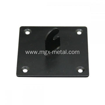 Black Powder Coating Steel Gridwall Wall Mount Bracket